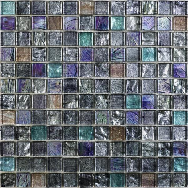 Dune Glas-Mosaik Kanna 187114 bunt, grau, silber, 30x30 cm