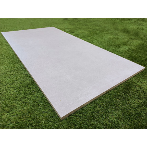 Arte Casa Basic Concrete Terrassenplatte Betonoptik hellgrau  matt 60x120x2 cm