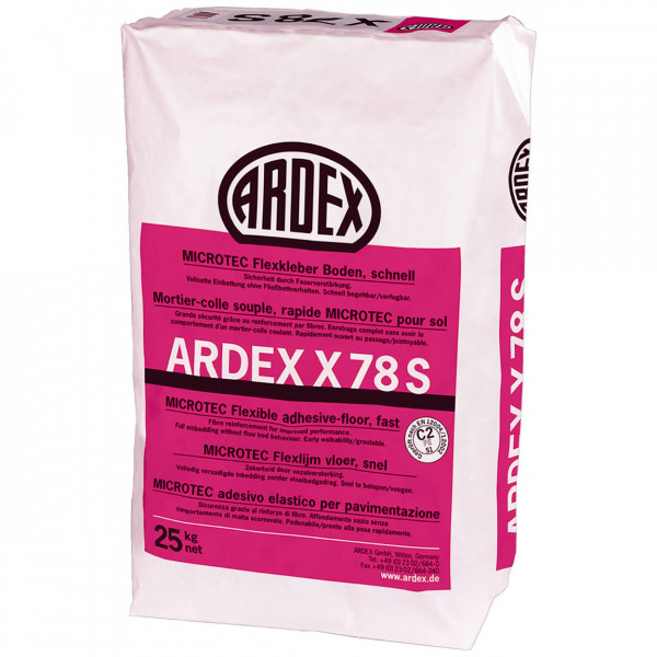 ARDEX X 78 MICROTEC Flexkleber Boden, schnell 25 Kg