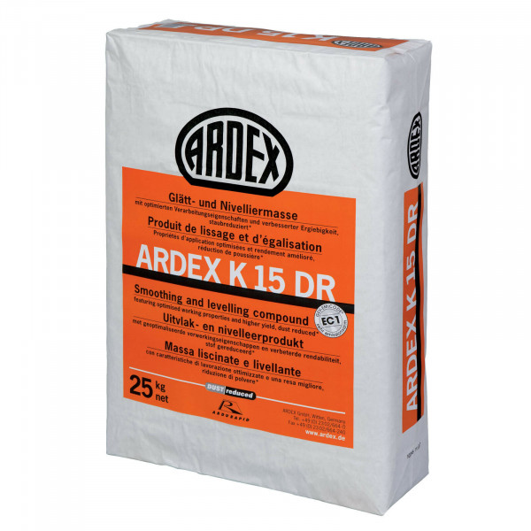Ardex K15 DR Glätt- und Nivelliermasse 25 kg Sack