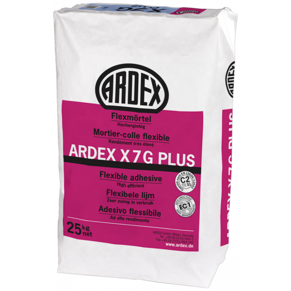 ARDEX X 7 G PLUS Flexmörtel 25 Kg Sack
