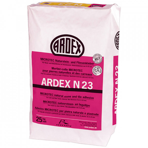 ARDEX N 23 MICROTEC Naturstein- und Fliesenkleber 25 kg Sack