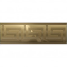Dune ceramics Suprema Dekorfliese gold seidenmatt 30x90 cm