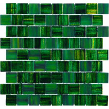 Dune Glas-Mosaik Alegria grün seidenmatt 30x30 cm