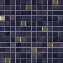 Jasba Fresh Mosaik vivid violet-mix metallic glänzend 32x32 cm
