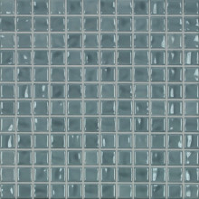 Jasba Amano Mosaik seidenblau glänzend 32x32 cm