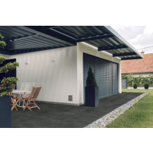 Terrassenplatten Sonderposten Materia Outdoor anthrazit 60x60x2 cm Betonoptik matt R11
