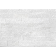 Brickstone 15x60cm weiß matt Naturstein Quarzit Wandverblender