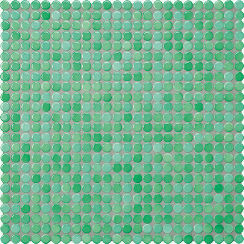 Jasba Loop Mosaik seegrün glänzend 32x32 cm