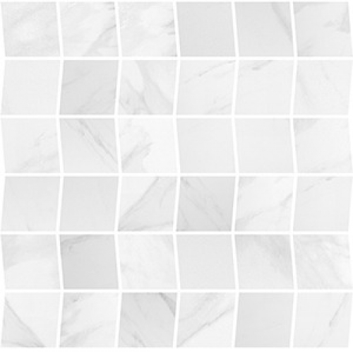 Steuler Marmor Mosaik weiß-grau matt 30x30 cm