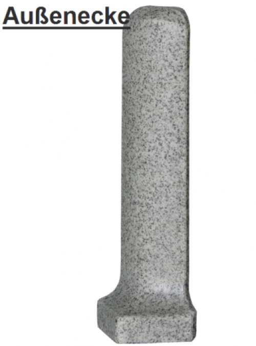 Vitra R10 2x10cm grau gewerbliche Feinkorn Außenecke