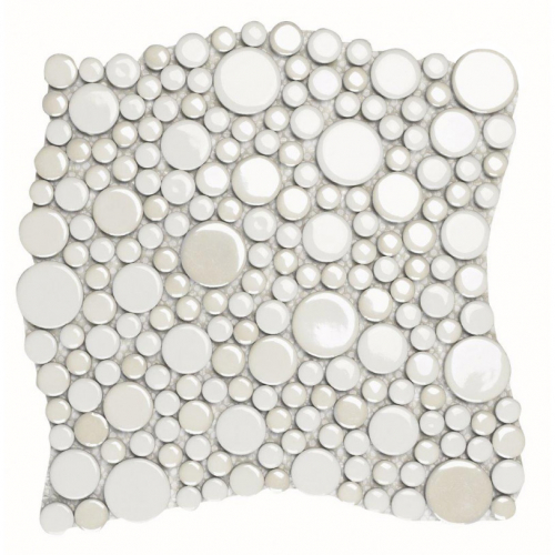 Dune Keramik-Mosaik Stars weiß 28x28 cm