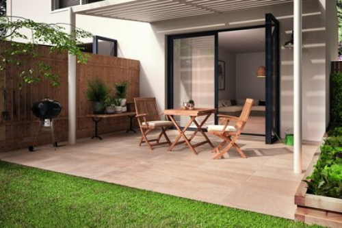 Terrassenplatten Villeroy & Boch Cadiz Outdoor 2803 BU2M sand matt 60x60x2 cm Kalksteinoptik