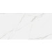 Tau Ceramics Baranello Bodenfliese Marmoroptik weiß poliert / glänzend 75x150 cm