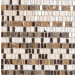 Dune Material-Mix-Mosaik Tresor 186534 weiß-braun-kupfer, 30x30 cm