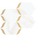 Villeroy & Boch Nocturne Excellence Dekorfliese 2045 ZN1P white poliert 20x25 cm
