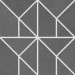 Agrob Buchtal Stories Mosaik Tangram anthrazit 363359 matt unglasiert kalibriert 30x30 cm