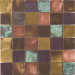 Dune Bronzo Materialmix-Mosaik multicolour 30x30 cm.