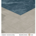 Villeroy & Boch Lucca Randplatte - Innenecke (2-teilig) Quadrat Steinoptik sand matt 80x80x2 cm