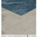 Villeroy & Boch My Earth Randplatte gerundet mit Tropfkante - Innenecke (2-teilig) Rechteck Betonoptik grey multicolour matt 30x60x2 cm