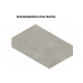 Beispielfoto Villeroy & Boch Memphis Schenkelplatten-Ecke (recht oder links) Betonoptik dark grey matt 35x80x2 cm