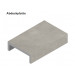 Beispielfoto Villeroy & Boch Memphis Abdeckplatte Rechteck Betonoptik warm grey matt 40x80x2 cm