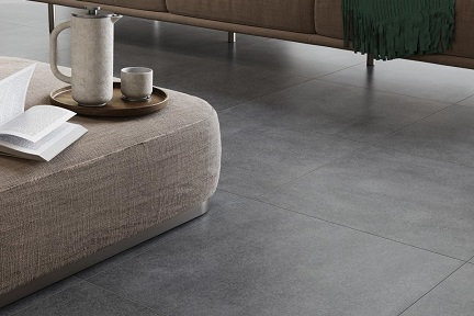 Arte Casa Basic Concrete Bodenfliese 60x120 cm Betonoptik anthrazit matt