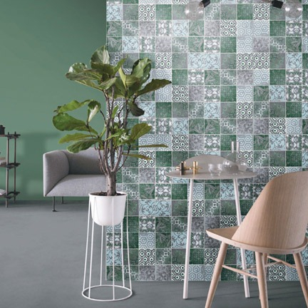 Steinmetz Flair Dekor-Mosaik Emerald Matt 30x30 cm – Elegantes Naturstein-Mosaik für stilvolle Räume