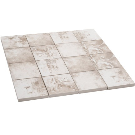 Steinmetz Fresco Dekor-Mosaik Beige Matt 29x29 cm – Elegante Fliesen in warmen Beigetönen für moderne Räume