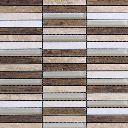 Steinmetz Vanity Dekor-Mosaik Nut Beige Matt 30x30 cm – Schlichte Eleganz für Wand & Boden