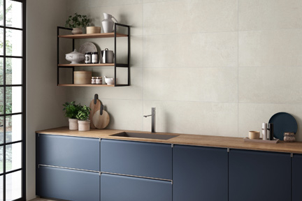Villeroy & Boch Atlanta Wandfliese light alabaster matt 33.3x100x0.7 cm 
